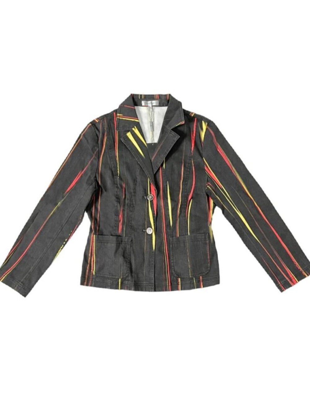 deadstock vtg stroke print blazer jacket